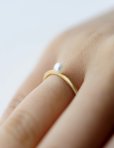 画像1: [GOLD] Pearl Ring (1)