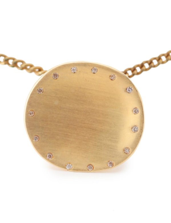 画像1: [GOLD] Utsuwa diamond Necklace 