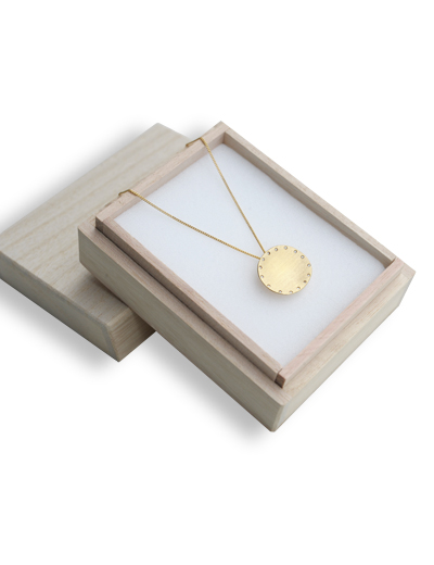 画像3: [GOLD] Utsuwa diamond Necklace  (3)