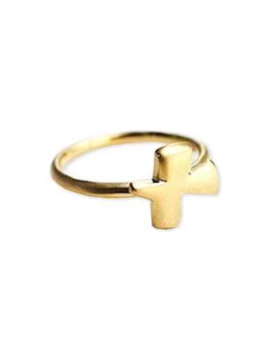 画像1: [GOLD] Bird Ring (1)