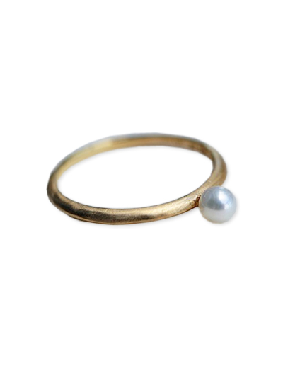 画像3: [GOLD] Pearl Ring (3)
