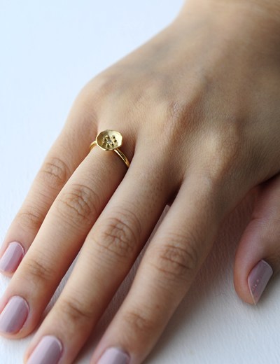 画像5: [GOLD] Flower Ring (5)